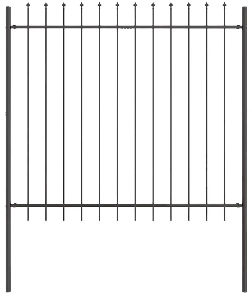 Cerca para Jardim Cinzeto 5.1 x 1 m Aço revestido a pó