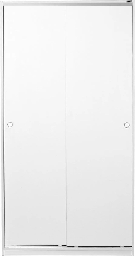 Roupeiro "Zenith" – Branco – 94 x 182 x 52 cm – Design Moderno com Por