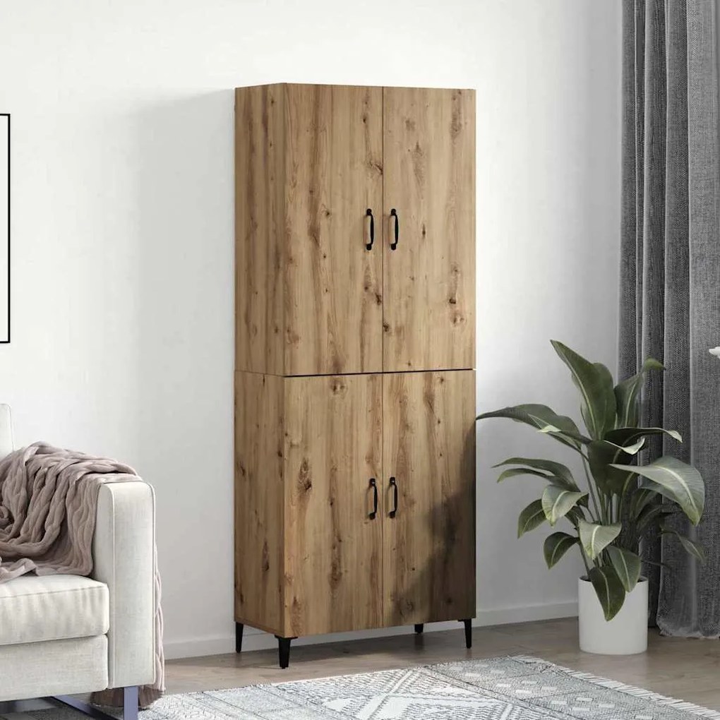 vidaXL Buffê 2 pcs carvalho artisiano 69.5 x 34 x 180 cm