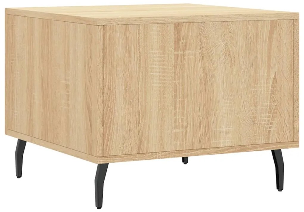 Mesa de centro 50x50x40 cm derivados de madeira carvalho sonoma