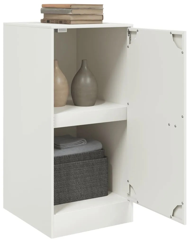 Aparador 34,5x39x73 cm aço branco