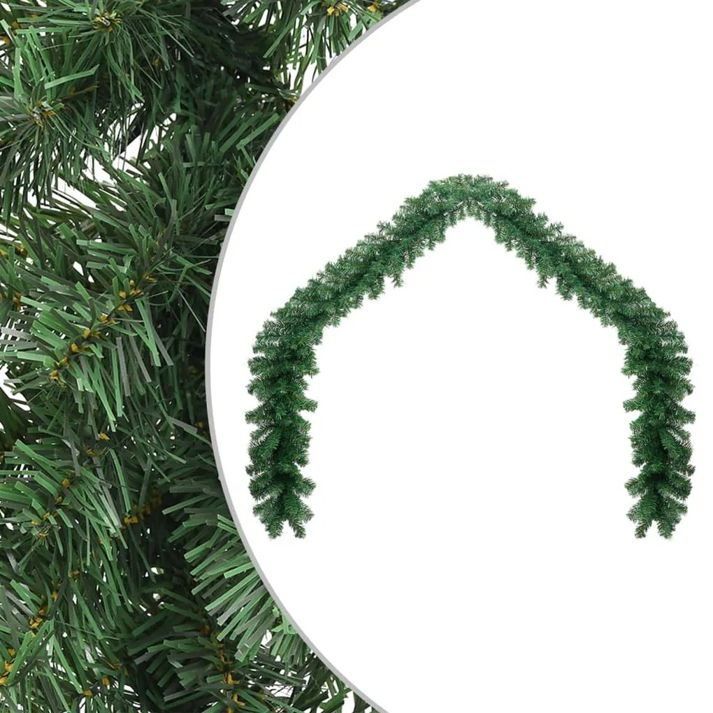 246404 vidaXL Grinalda de Natal PVC 10 m