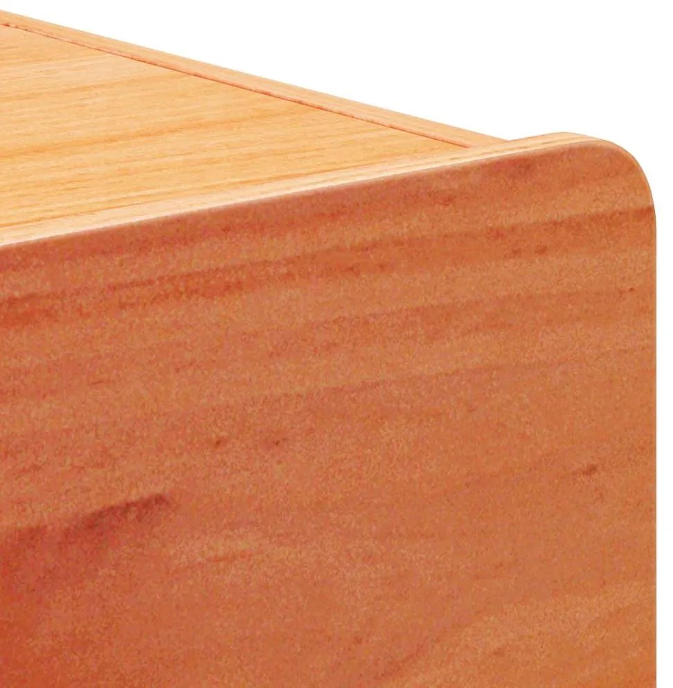 Mesa-de-cabeceira com gaveta 2 pcs Castanho 39 x 34 x 33 cm