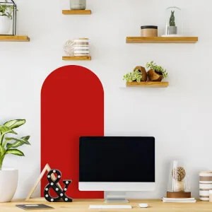 Autocolante OBLÚK - na parede por cima da secretária