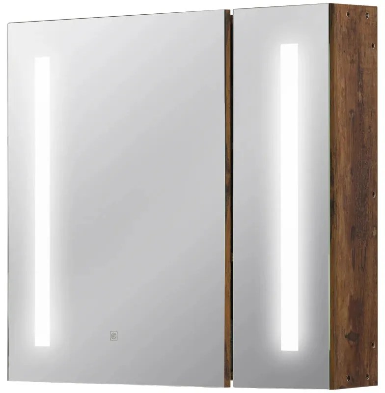 Armário Evani com Espelho e Luz LED - Design Moderno