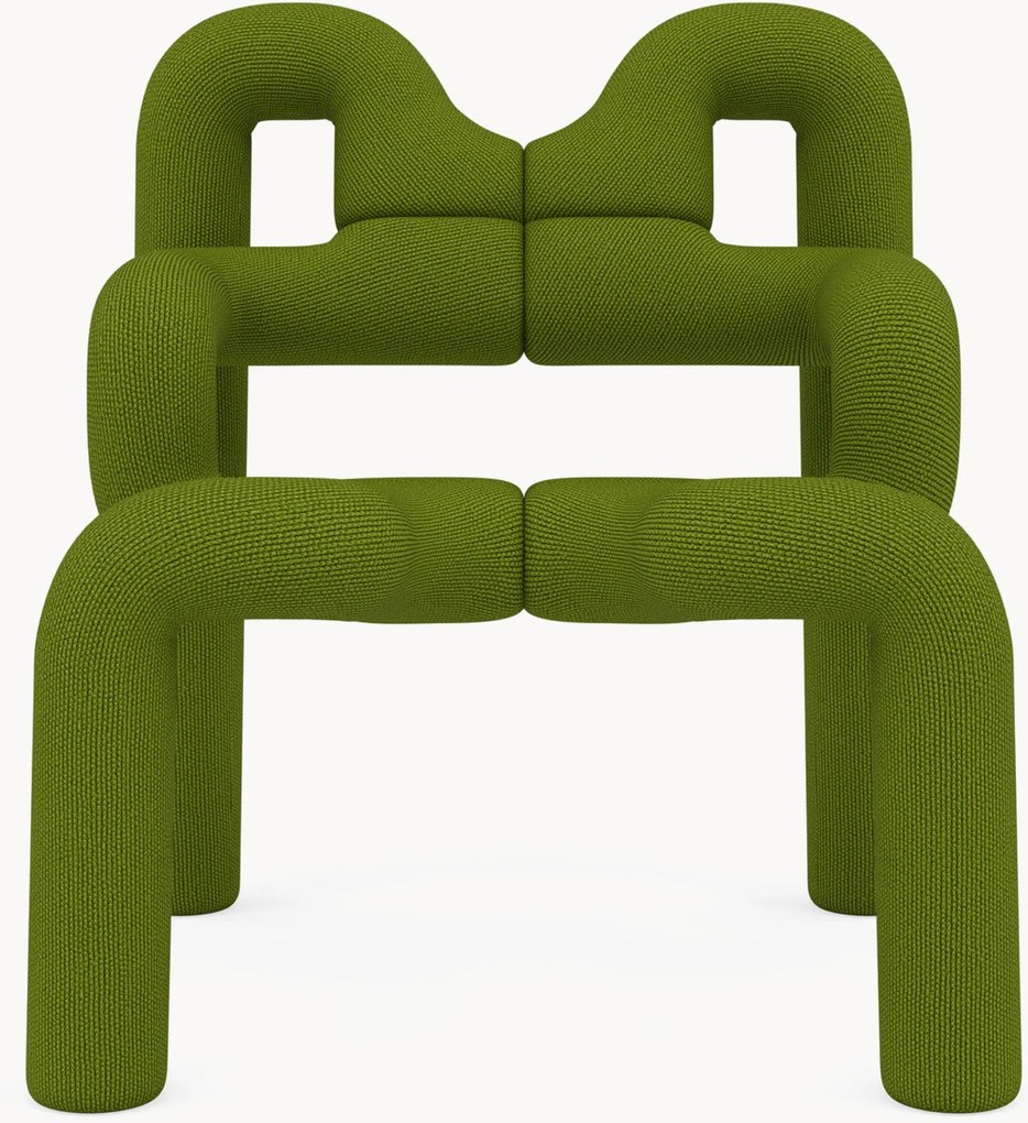 Poltrona em lã tricotada Ekstrem