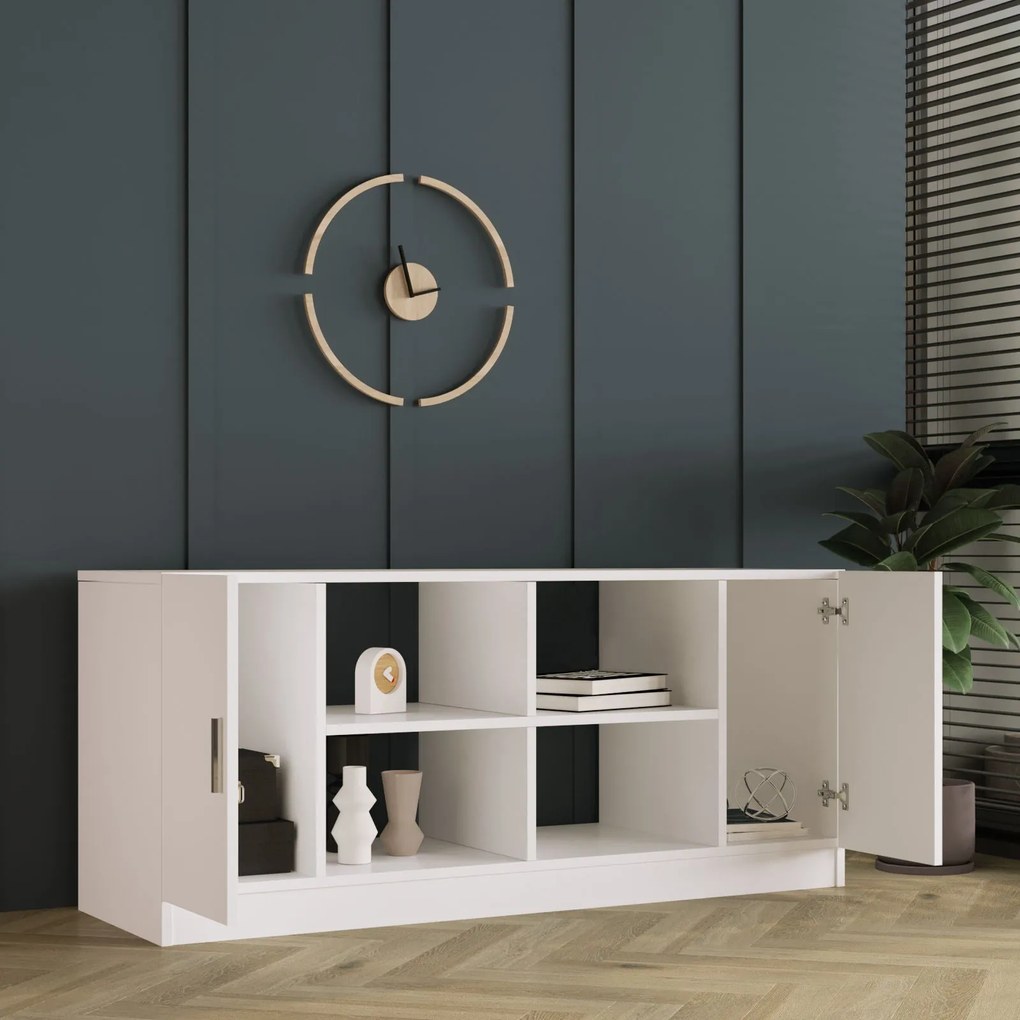 Armário Multiusos VO6 – Branco – 139,8 cm x 61,8 cm x 46,3 cm