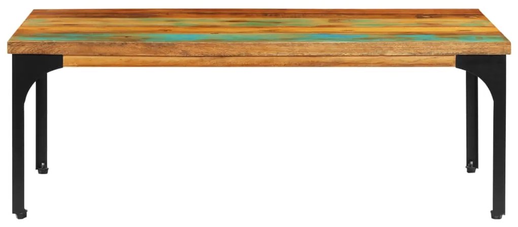 Mesa de centro 100x60x35cm madeira recuperada maciça
