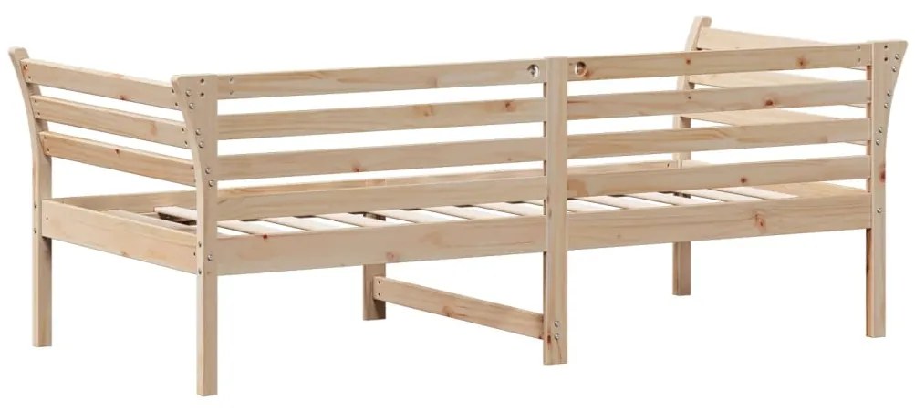 Espreguiçadeira sem colchão 75x190 cm pinho de madeira maciça