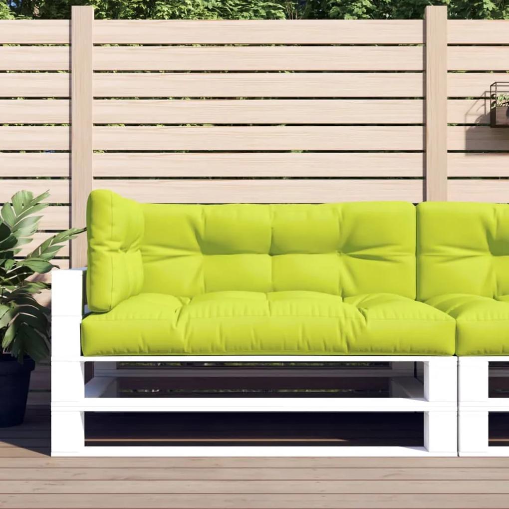 Almofadões para sofás de paletes 3 pcs verde brilhante