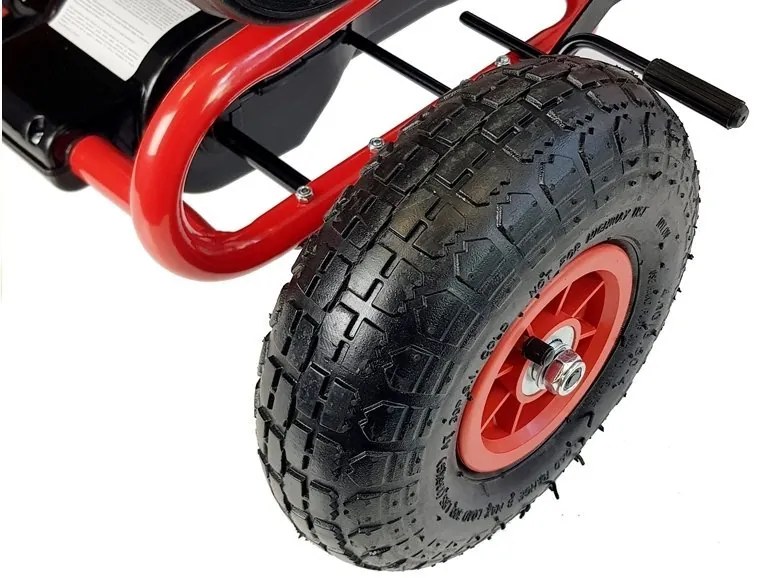 KART A PEDAIS PARA CRIANÇAS DE 3 A 8 ANOS VERMELHO