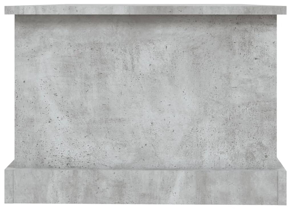 Mesa de centro 90x50x35 cm derivados madeira cinzento cimento