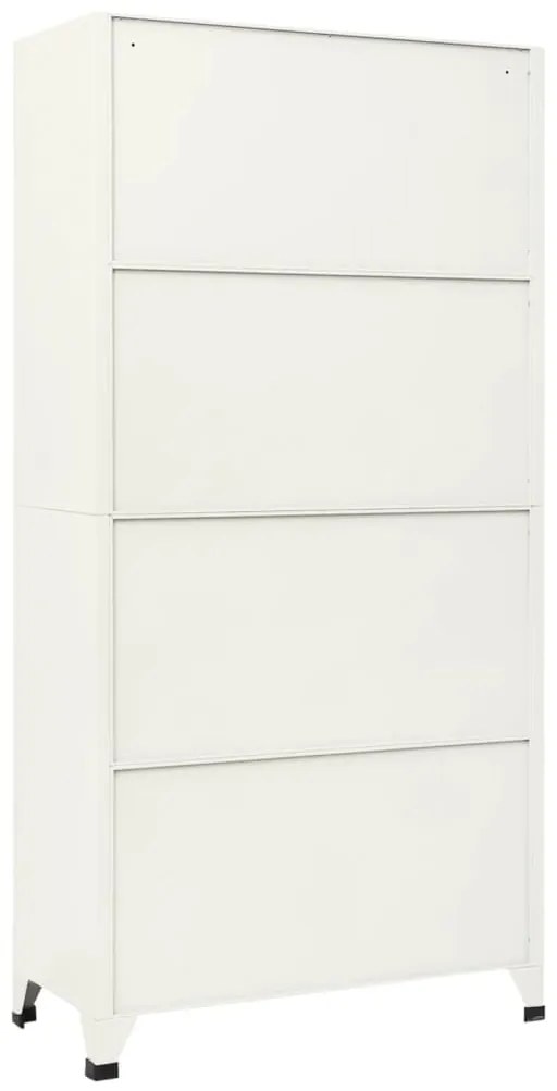 Cacifo aço 90x45x180 cm cinzento e azul