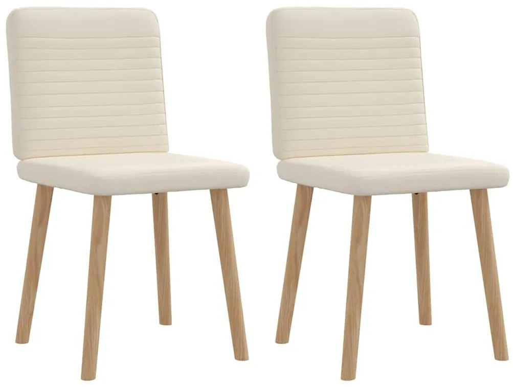 Cadeiras de jantar 2 pcs linho