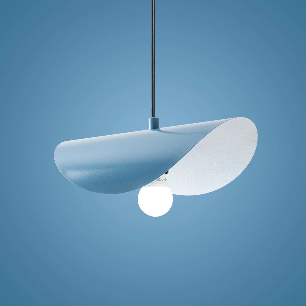 Candeeiro de Teto Eger – Azul Claro – Ø50 cm