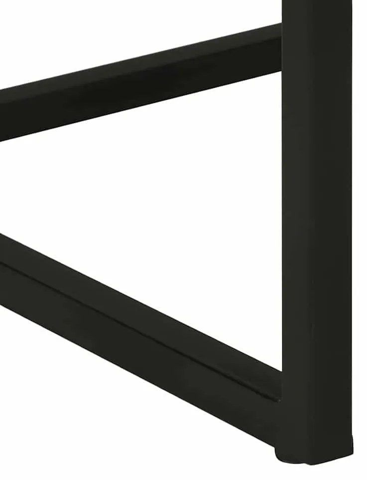 Mesa de Canto com Espelho 100x40x120 cm Madeira Sólida Acácia