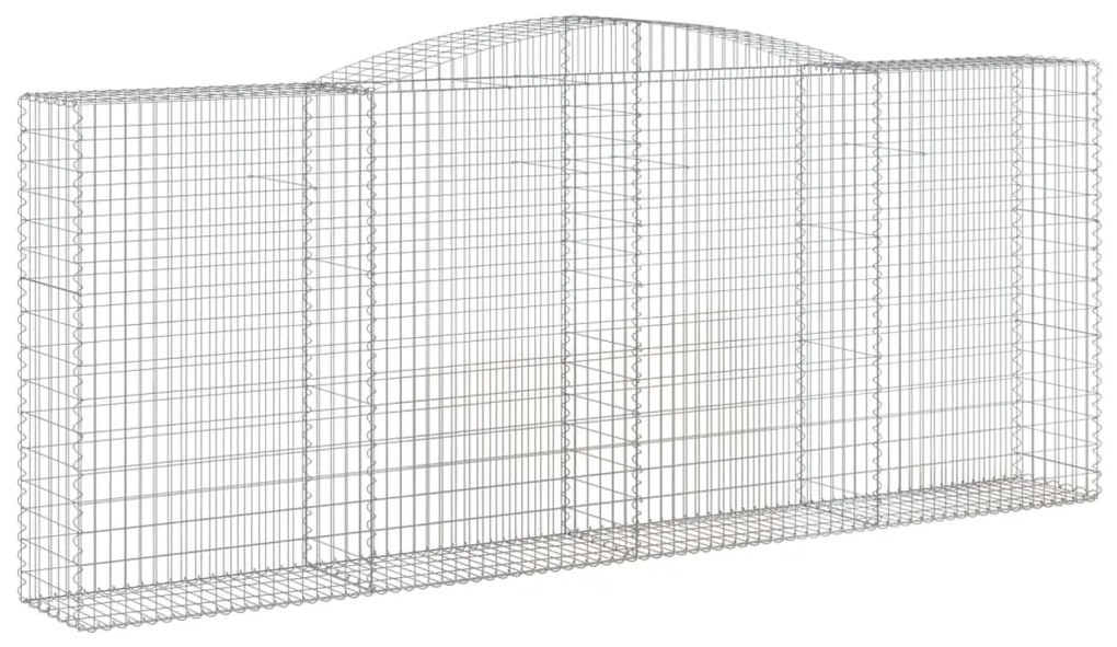 Cestos gabião arqueados 5pcs 400x50x160/180cm ferro galvanizado