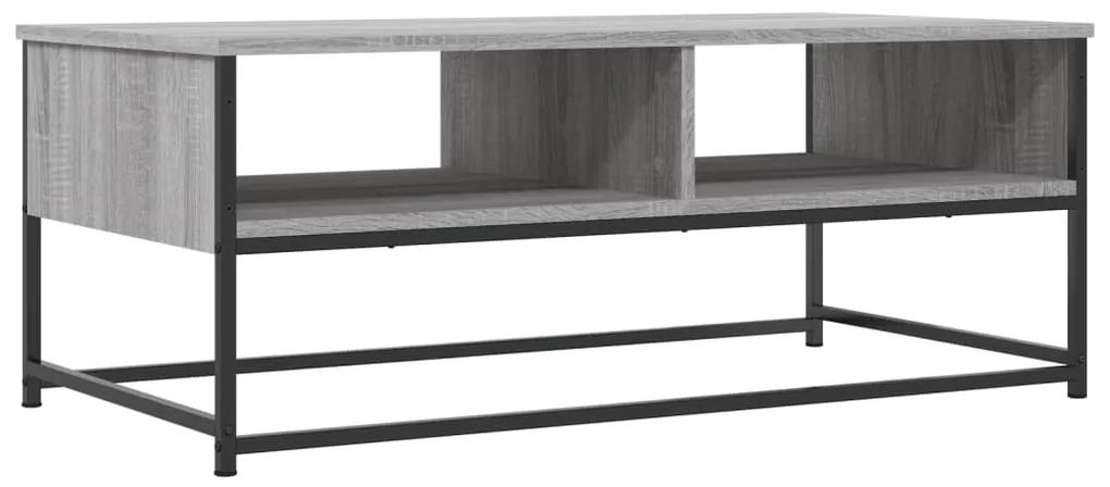 Mesa de centro 100x51x40cm derivados de madeira cinzento sonoma
