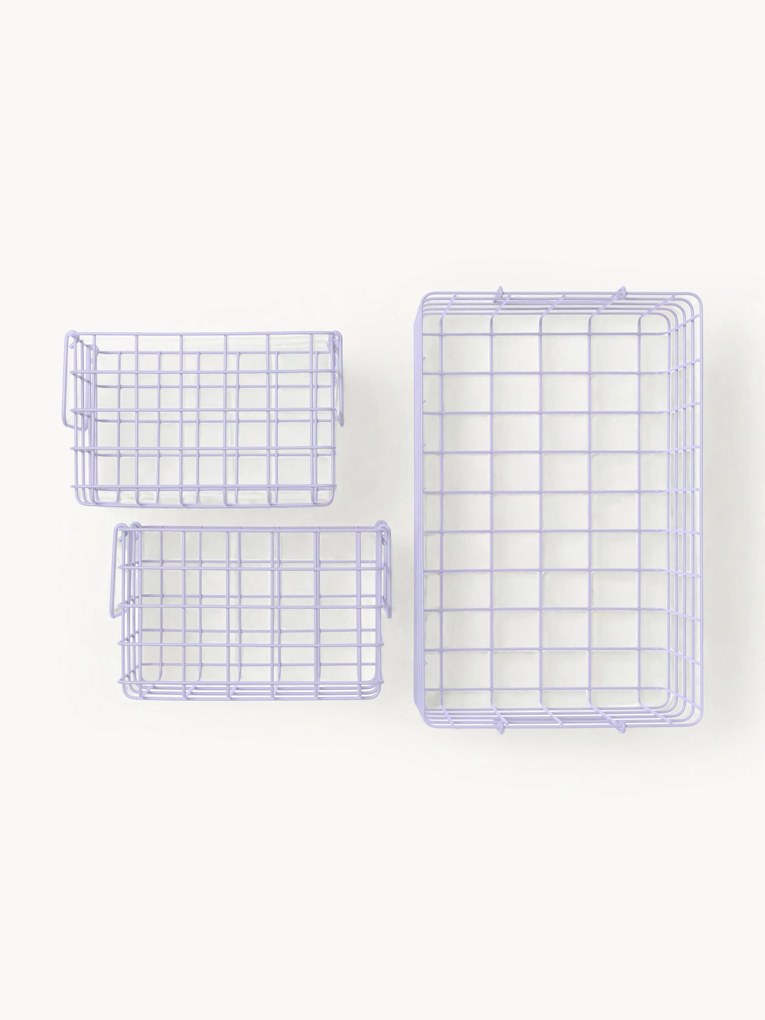 Cestos em metal The Baskets, conjunto de 3
