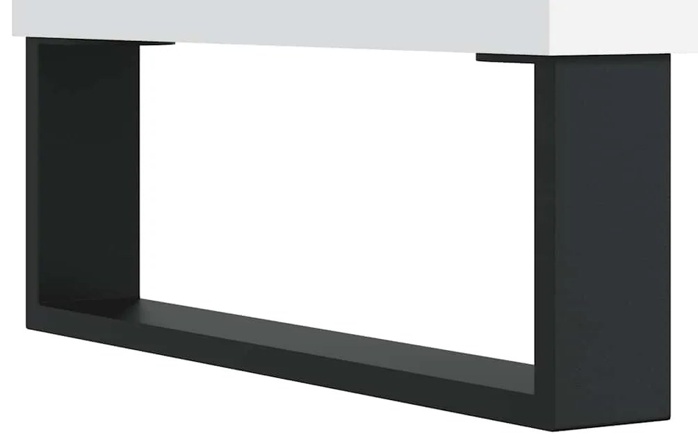 Armário de casa de banho 58x33x60 cm derivados madeira branco