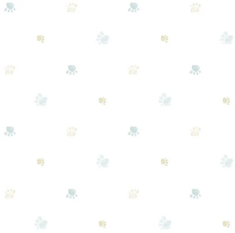 Papel Infantil LULLABY 228-4 Footsteps verde menta
