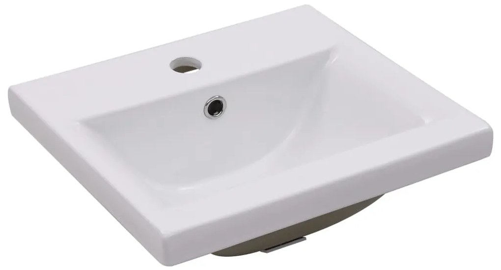 Conjunto de móveis de casa de banho contraplacado branco