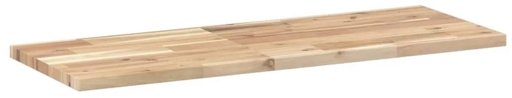 Prateleira flutuante 3pcs 100x30x2cm acácia maciça não tratada