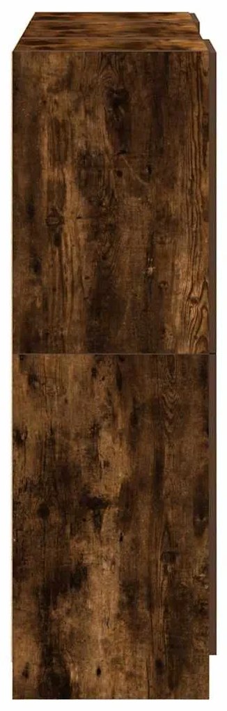 3pcs armário de cozinha conjunto deriv. madeira carvalho fumado