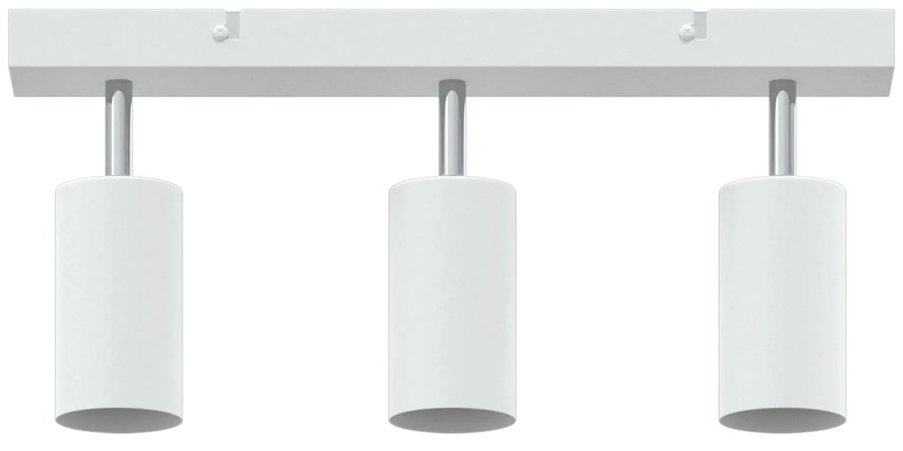 Spotlight de Teto 3 Via Ajustável Branca GU10