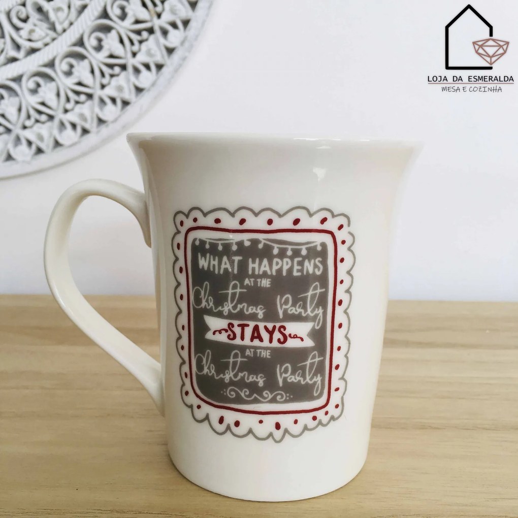 Caneca Stays | Branco e Castanho