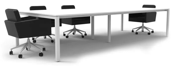 Mesa de Reunião 2745x1200x750mm JEPA40 Pé Aberto