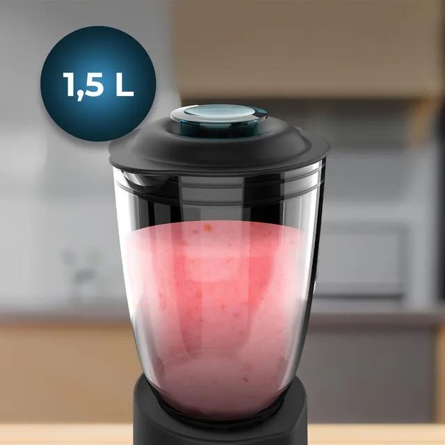 Liquidificador de copo Power Black Titanium 2300MAX Mix Go