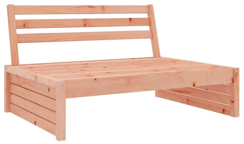 2 pcs conjunto lounge de jardim madeira de douglas maciça