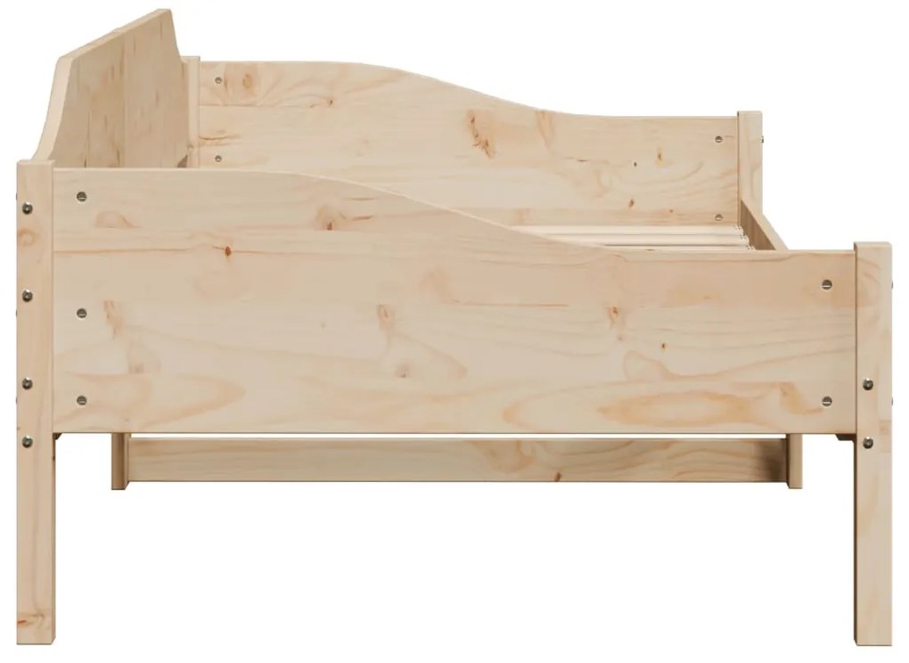 Cama sem colchão 90x190 cm madeira de pinho maciça