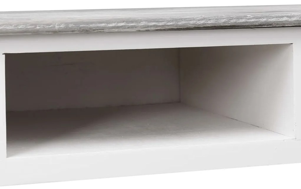 Secretária 110x45x76 cm madeira cinzento