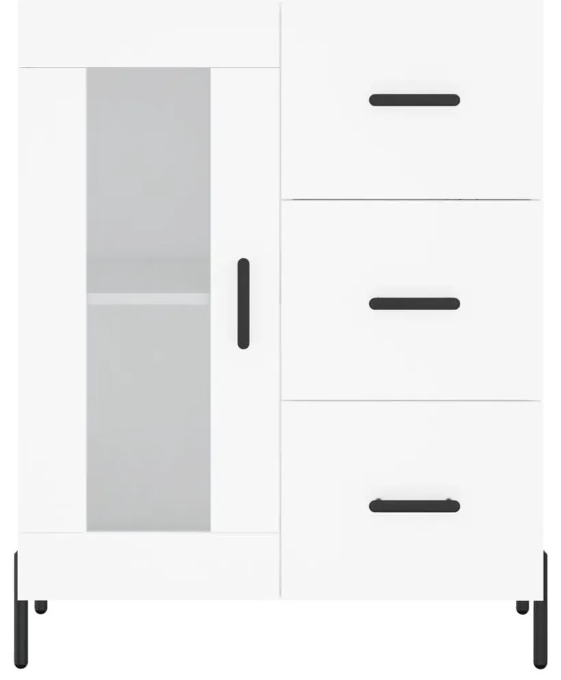 Armário alto 69,5x34x180 cm derivados de madeira branco
