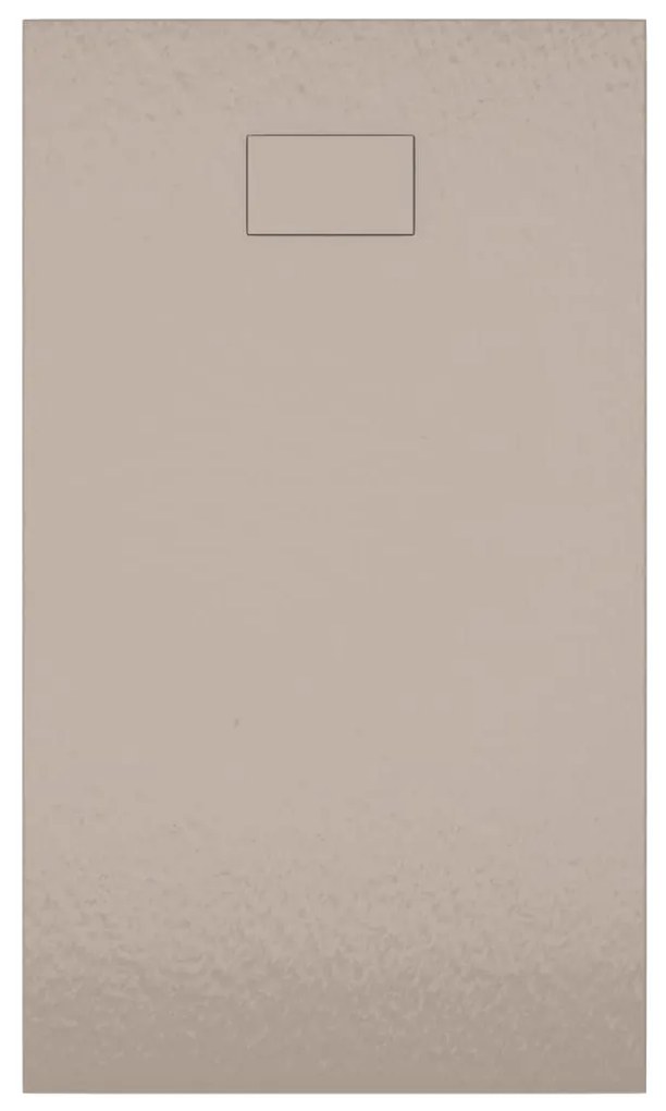 Base de chuveiro SMC 120x70 cm castanho