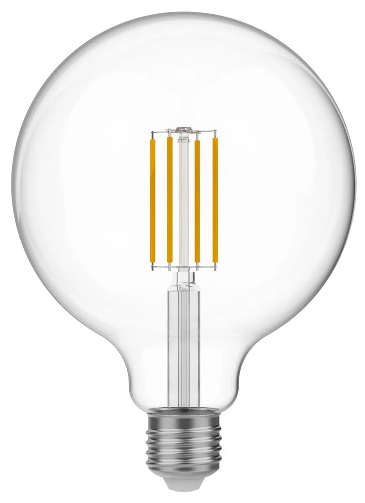 Lâmpada LED Globo Transparente G125 7W 806Lm E27 2700K Regulável - T04