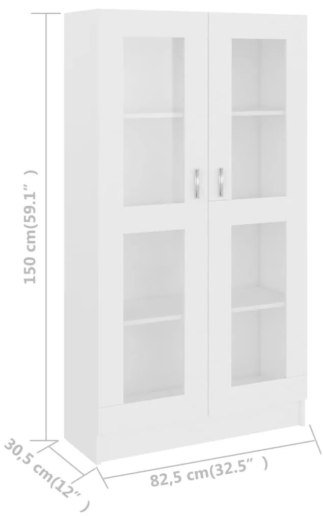 Vitrine Real - Branco - 150cm - Design Moderno