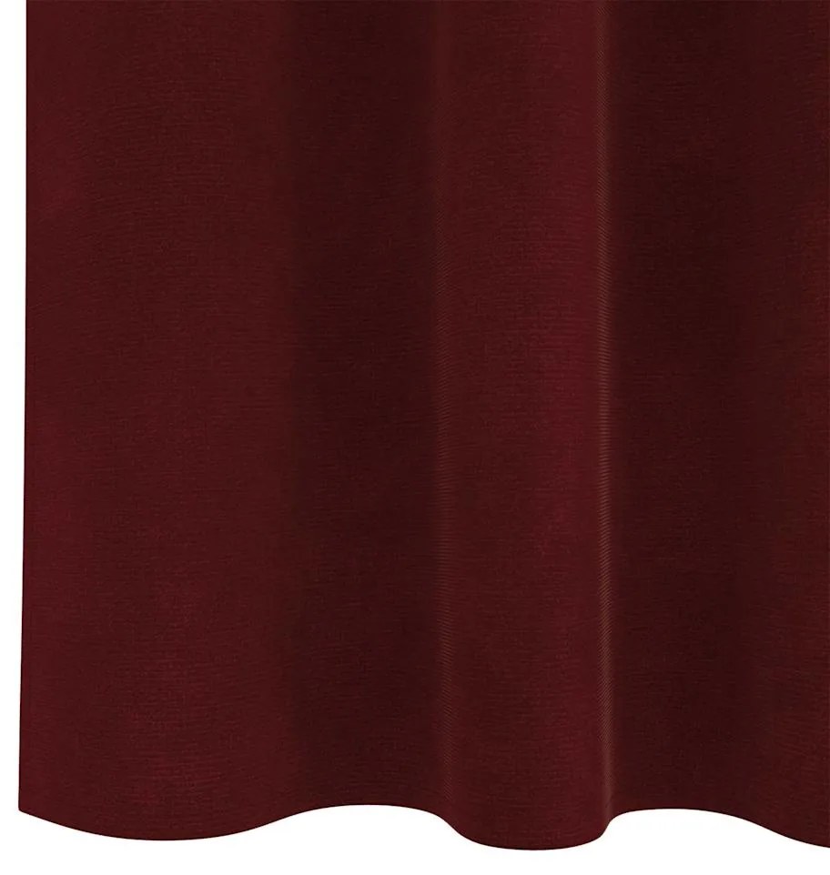 Cortinas Blackout vidaXL com fita superior 2 pcs Vermelho Bordô Veludo