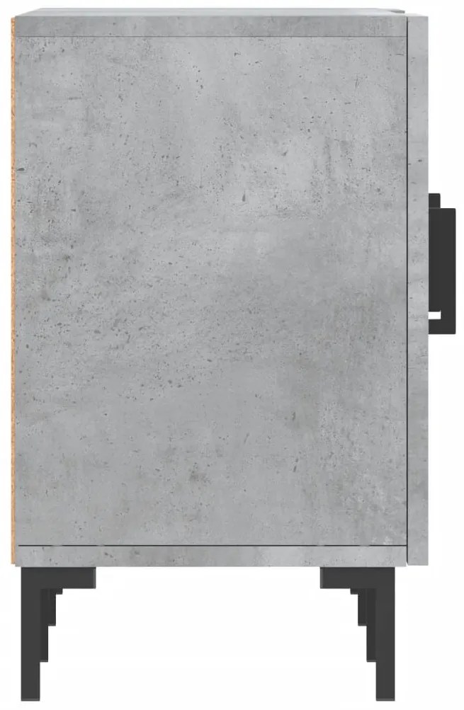 Móvel de TV 150x30x50 cm derivados de madeira cinza-cimento