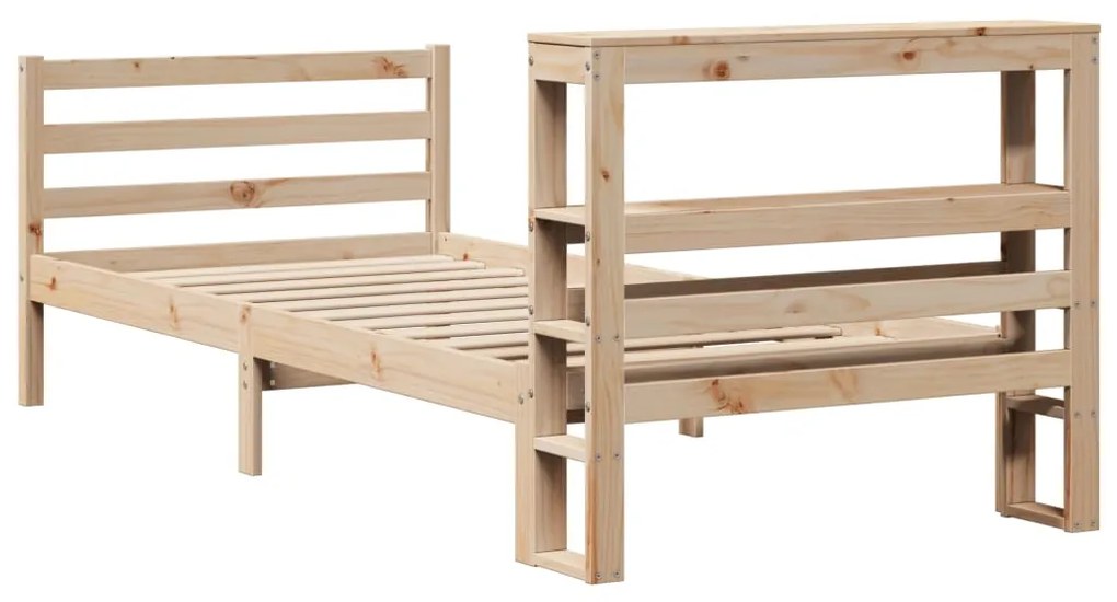 Cama sem colchão 90x190 cm madeira de pinho maciça