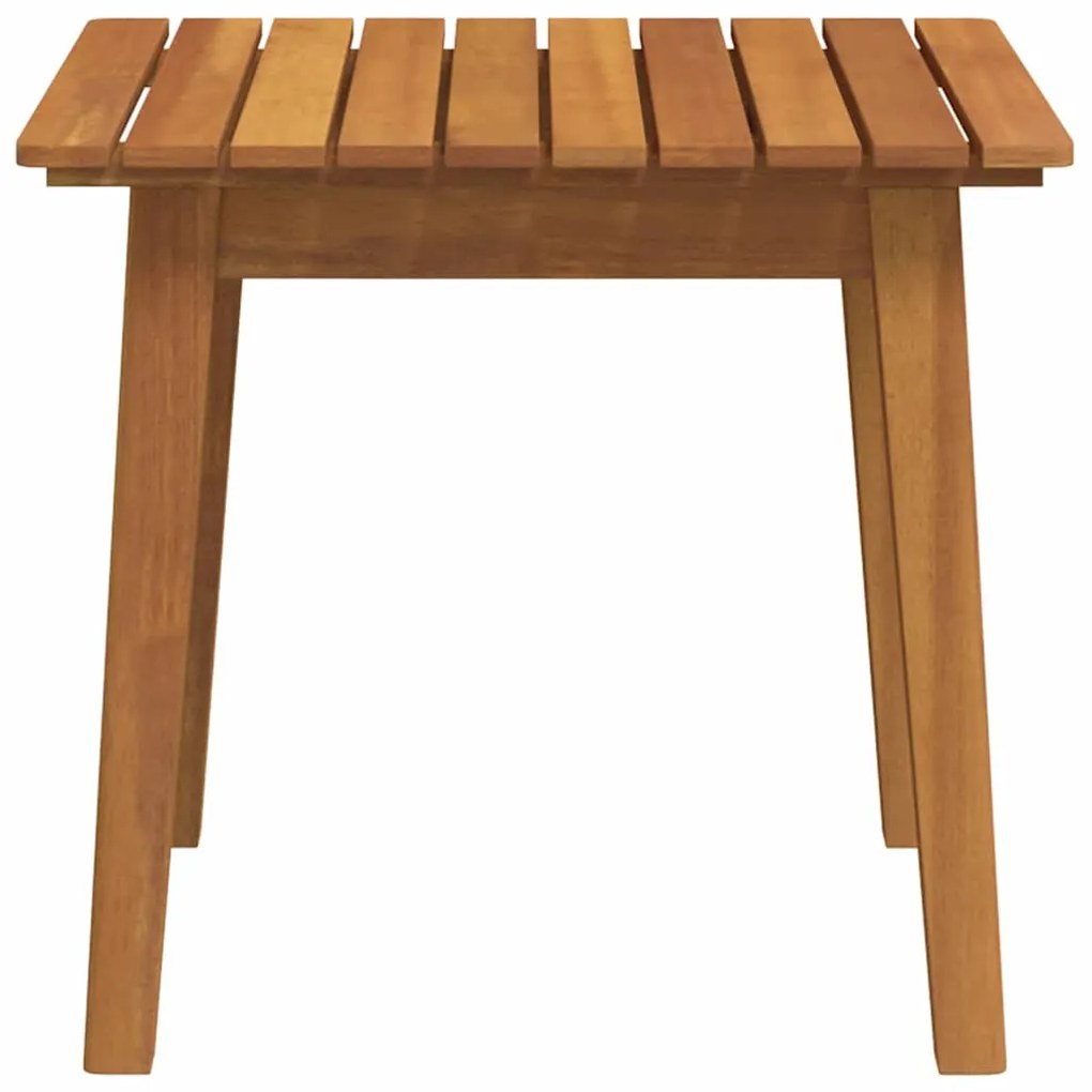 Mesa Lateral 45 x 45 x 40 cm em madeira de acácia sólida