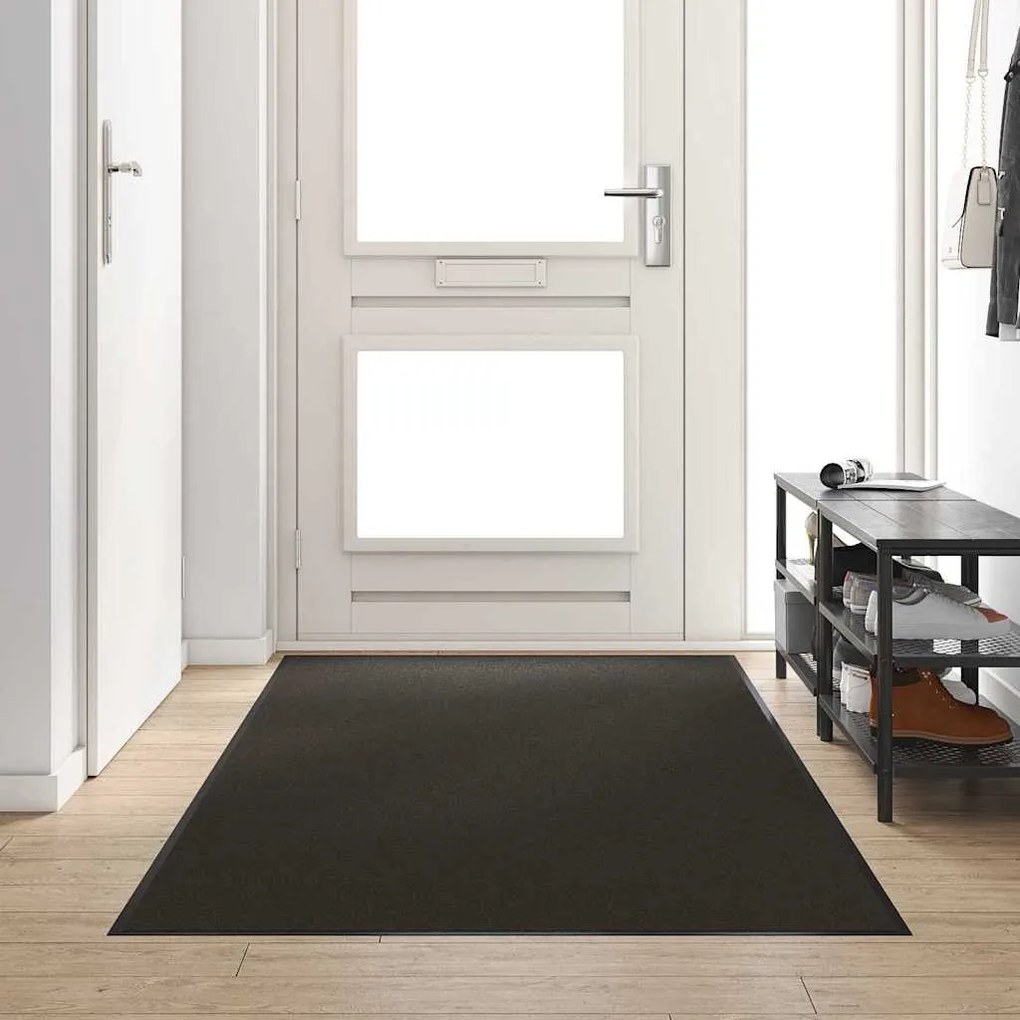 Tapete Retangular vidaXL Preto 120x300 cm