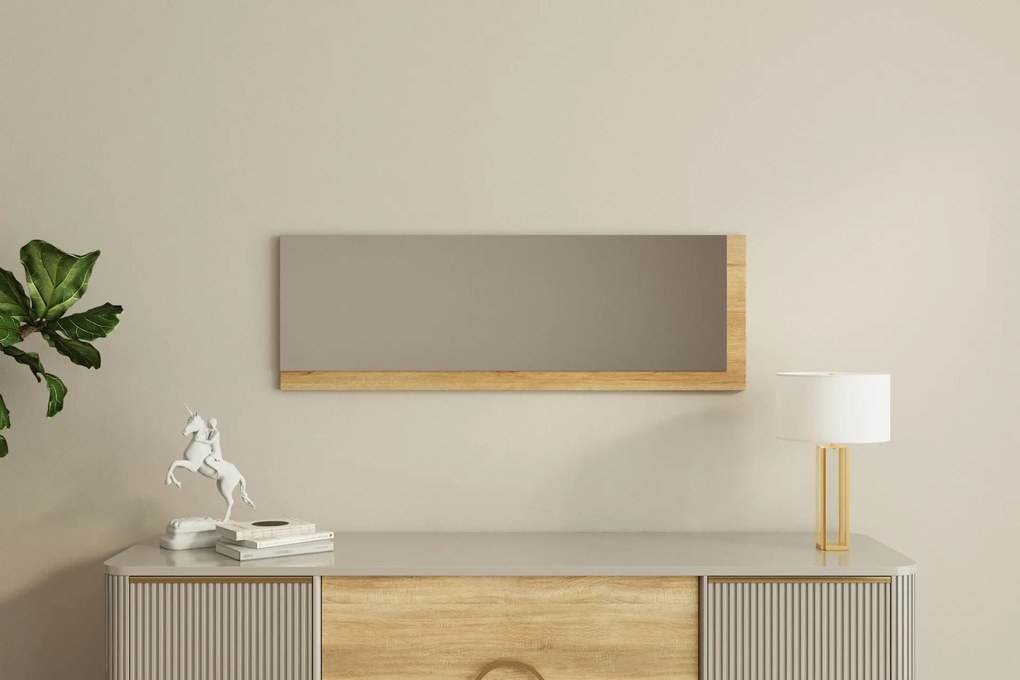 Espelho Lariya – Branco Natural – 40 cm x 120 cm
