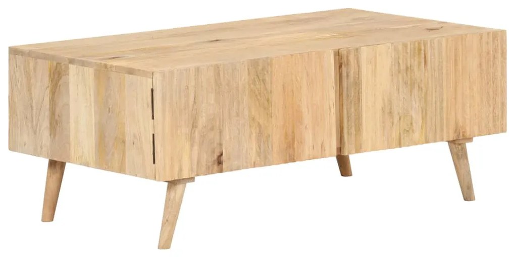 vidaXL Mesa de centro 100x58x40 cm madeira de mangueira maciça
