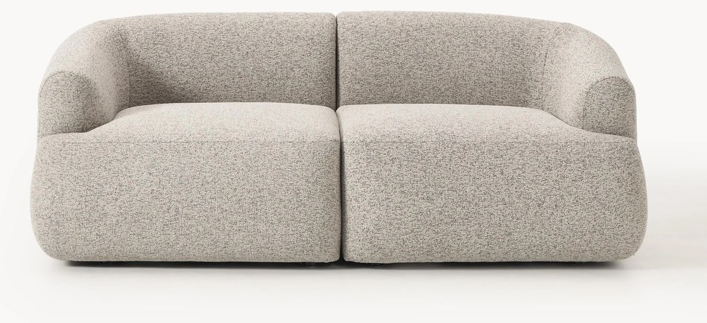 Sofá modular em bouclé Sofia (2 lugares)