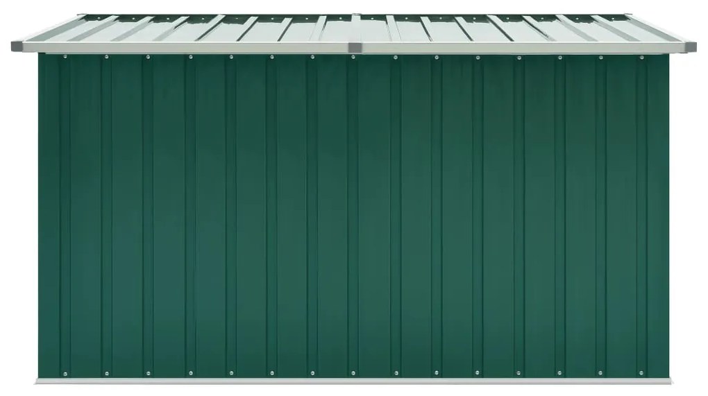 Caixa de arrumação para jardim 171x99x93 cm verde