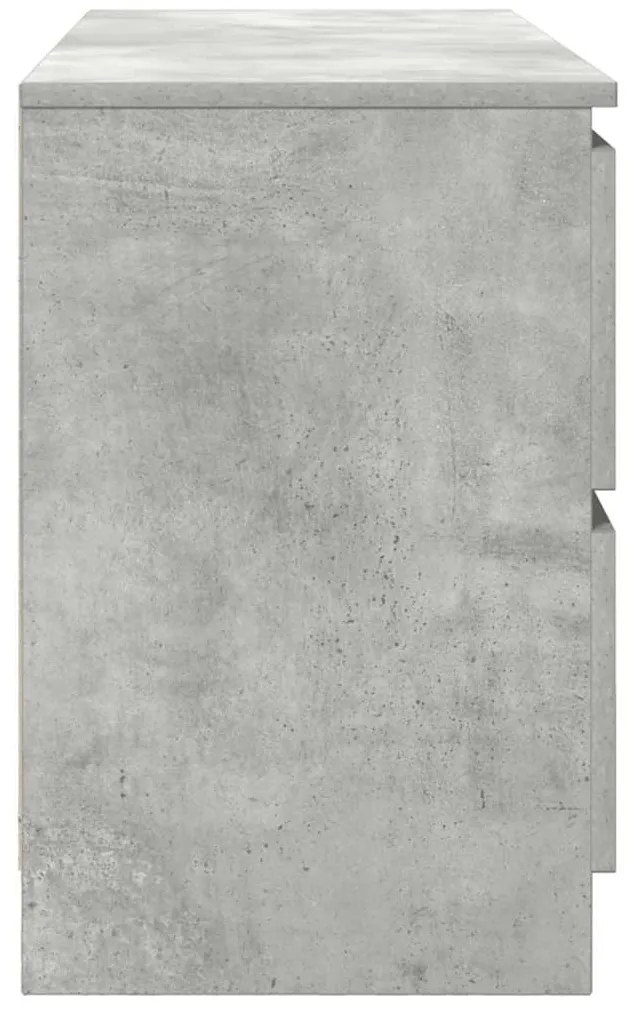 Móvel p/ TV 100x35x54 cm madeira processada cinzento cimento