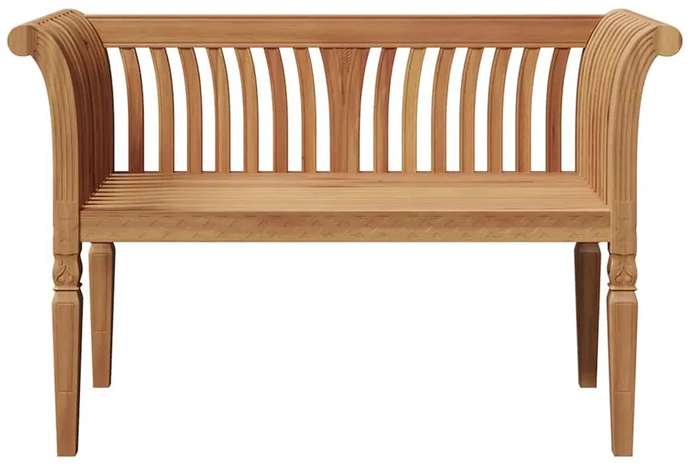 Banco de Jardim 127.5x52x80 cm Madeira Maciça de Teca